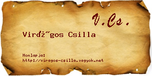 Virágos Csilla névjegykártya